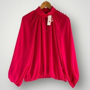 New York & Company Pink Blouse